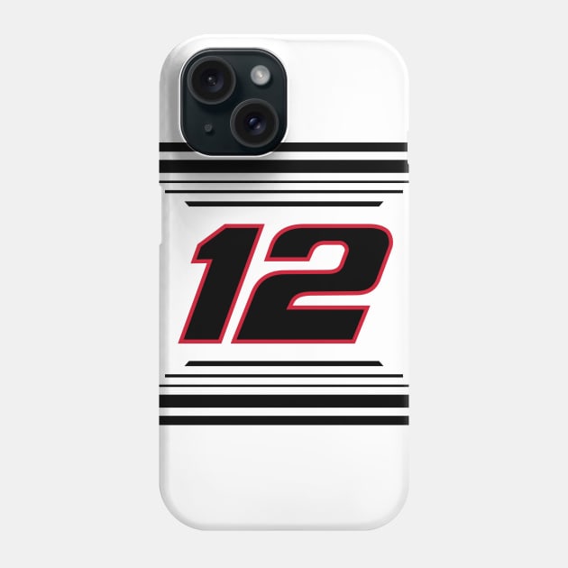 Ryan Blaney #12 2024 NASCAR Design Phone Case by AR Designs 