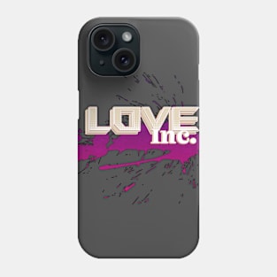 Love Inc - Cream/Purple Phone Case