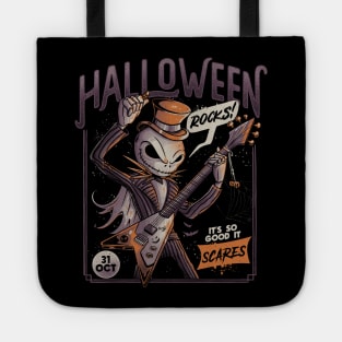 Halloween Rocks Spooky Skellington Rocker Tote