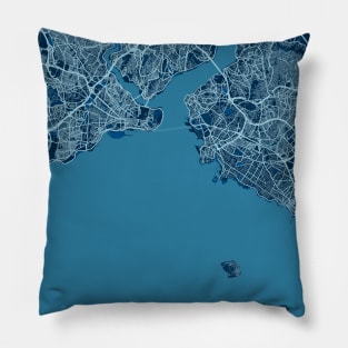 Istanbul - Turkey Peace City Map Pillow