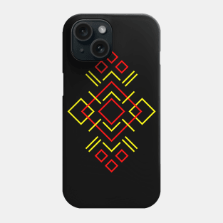 Abstract Background - Red Yellow Phone Case