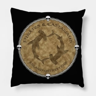 Hammerheads in Sand Pillow