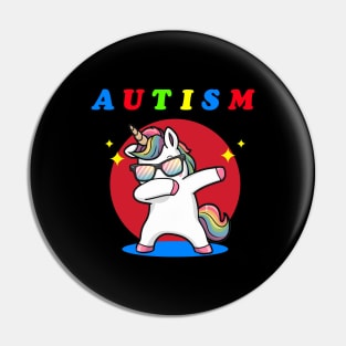 Autism awareness Unicorn Pin