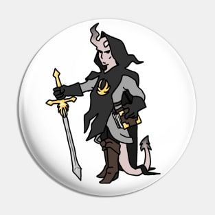 Tiefling Cleric Pin