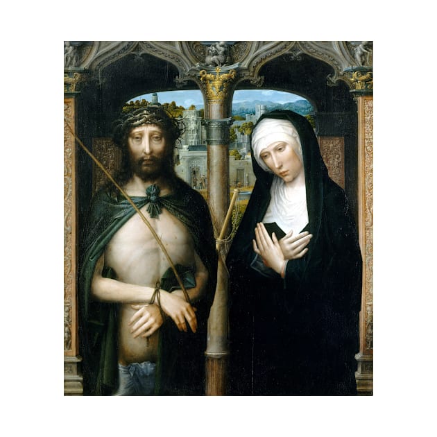 Adriaen Isenbrant Christ Crowned with Thorns and the Mourning Virgin by pdpress