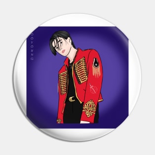 Wooyoung Of Ateez of Kpop Pin