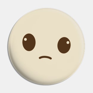 Sad Cute Face Pin