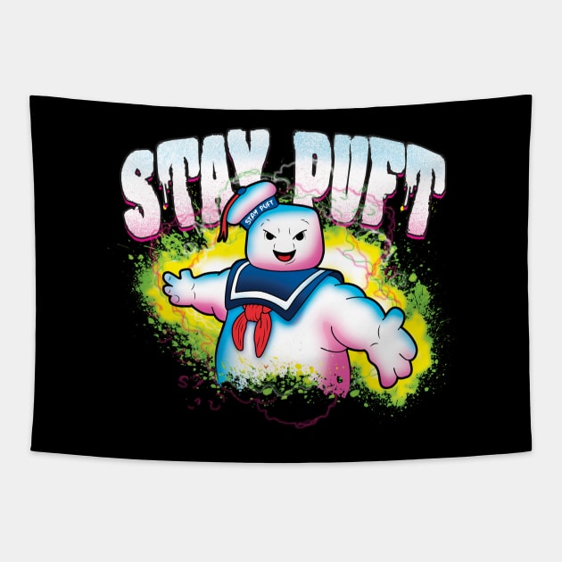 Stay Puft Tapestry by HappyLlama