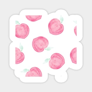 Watercolor peaches Magnet