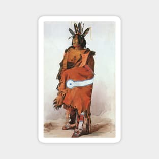 Pachtuwa-Chta, Arikara Warrior by Karl Bodmer Magnet