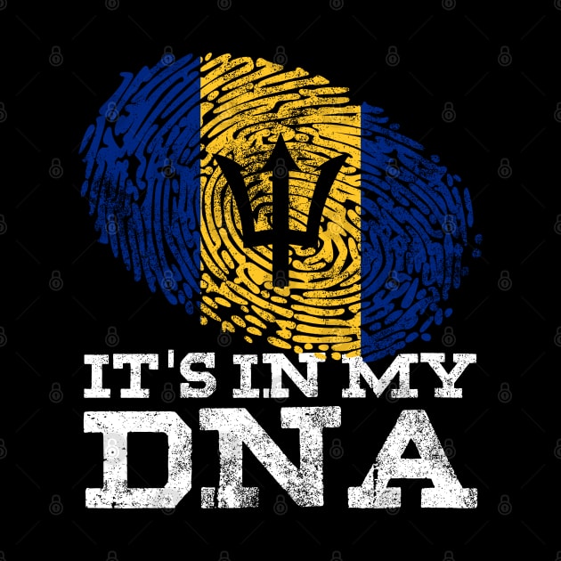 It's In My DNA Barbados Shirt Barbadian Gift Afro Bajan Flag by Smoothbeats