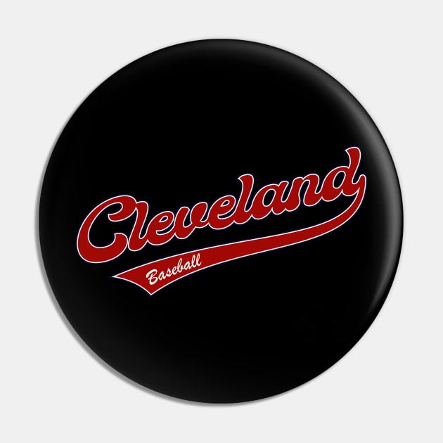 Cleveland Baseball Pin by Cemploex_Art