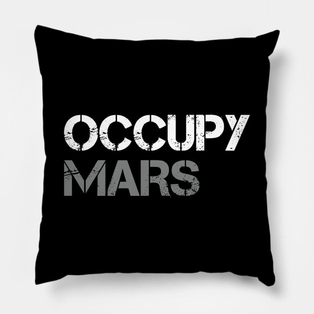 Occupy Mars Pillow by Red Ridge Designs