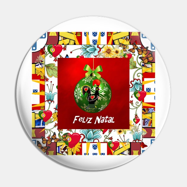 Feliz Natal Pin by Azorean1963