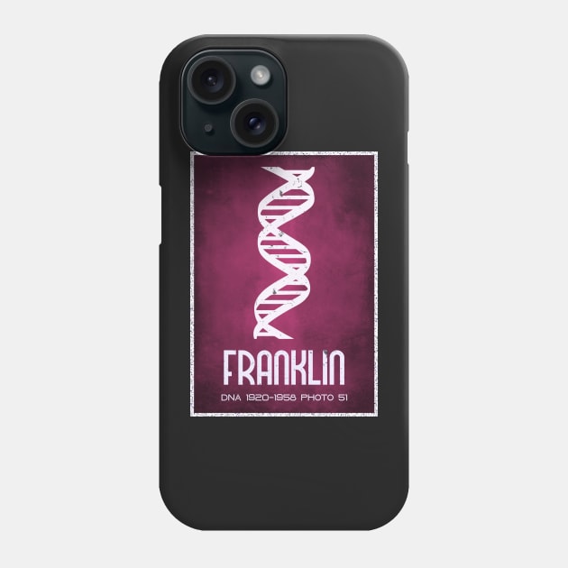 Rosalind Franklin Photo 51 DNA Crystallisation Phone Case by labstud