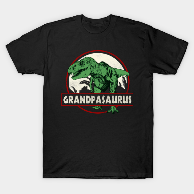 Discover Grandpasaurus Rex Funny Grandpa Shirt Vintage Grandpa Gift Grandfather Gift Grandfather Birthday Father's Day Gift Shirt Dinosaur Gift - Grandpa Dinosaur - T-Shirt