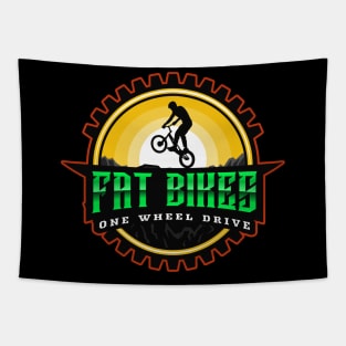 Fat Bikes One Wheel Drive Tapestry