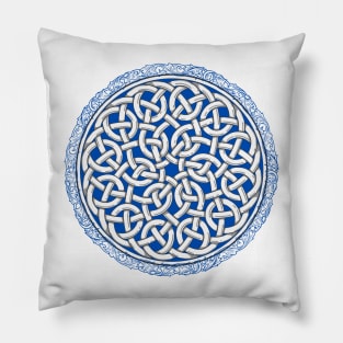 Celtic Knot - Blue Pillow