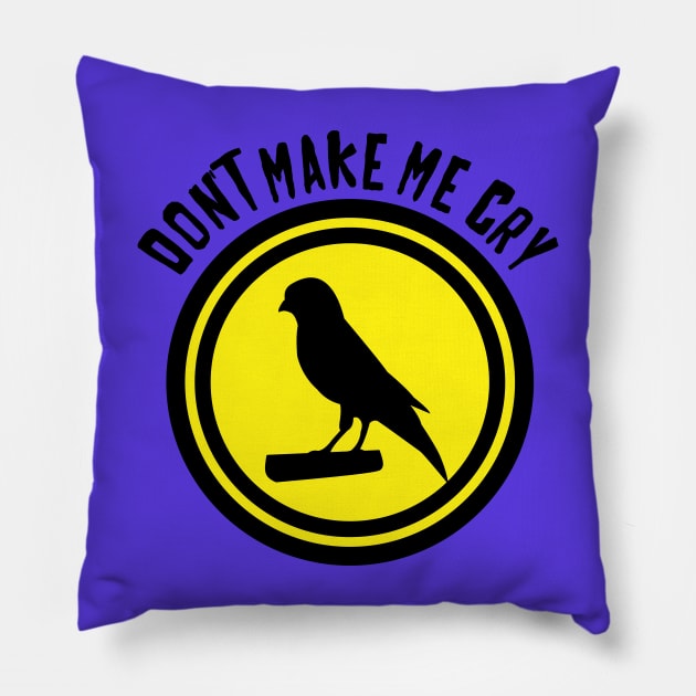 Canary cry Pillow by Brunaesmanhott0