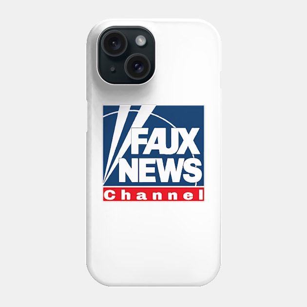 Fox "Faux" News Channel Phone Case by RevolutionToday