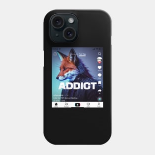 Social Addiction - Digital Detox Design Phone Case