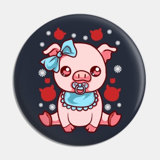 Cute Baby Pig Piglet Pin