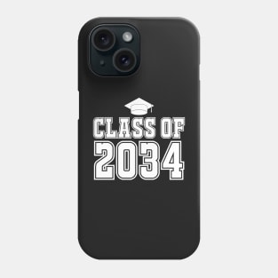 Class Of 2034 Graduation for Kids and Parents Phone Case