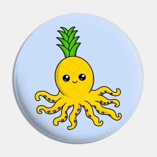 Pineapple Octopus Kawaii Pin