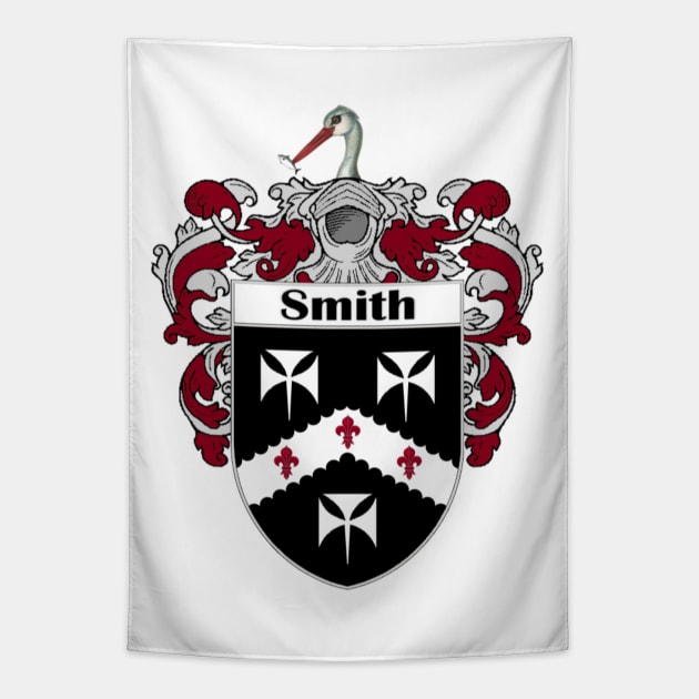 Smith Family Name Crest Tapestry by KC Morcom aka KCM Gems n Bling aka KCM Inspirations