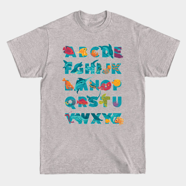 Aqualphabet - Alphabet - T-Shirt