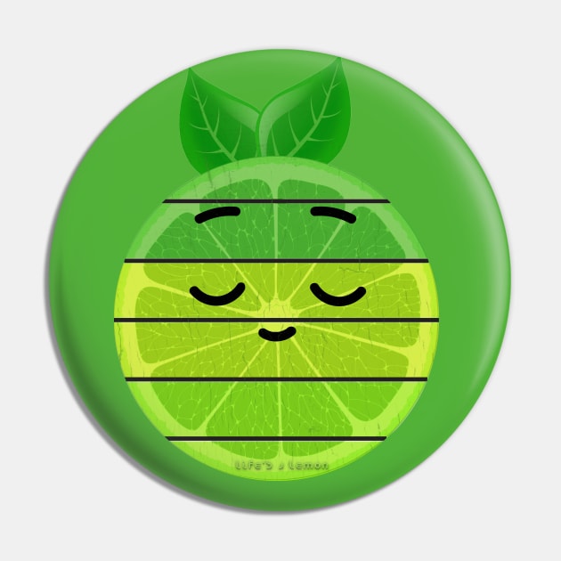 Smirking Lemon Pin by Invad3rDiz