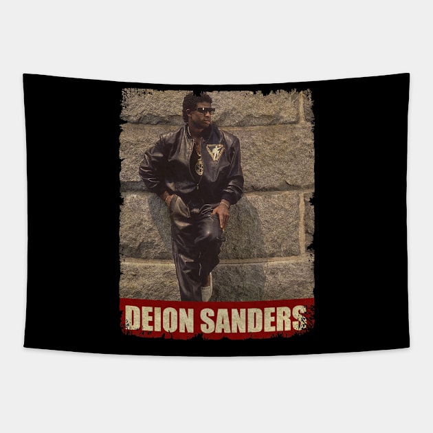 Deion Sanders - RETRO STYLE Tapestry by Mama's Sauce