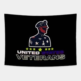 United States Veterans Design Tapestry