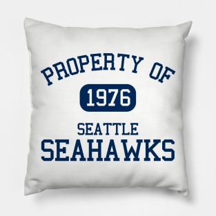 Property of Seattle Seahawks Pillow