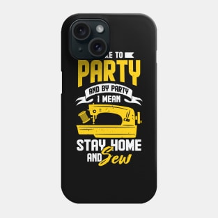 Funny Sewing Machine Hobby Sewer Gift Phone Case