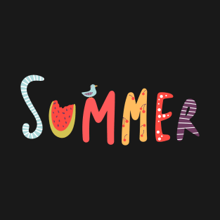 Cool Fun Summer Logo T-Shirt