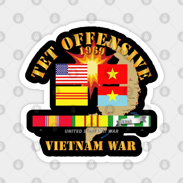 Vietnam - 1969 tet offensive Magnet by twix123844