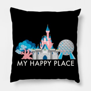 My happy placeS Pillow