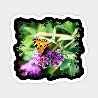 Butterfly & Buddleia Magnet