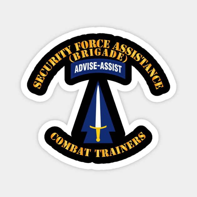 T-Shirt - Army - 1st Security Force Assistance Bde - SSI Magnet by twix123844