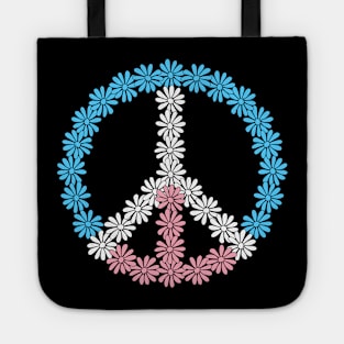 Trans Flowery Peace Tote