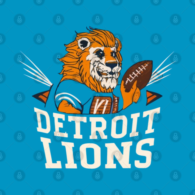 Detroit lions football vector design by Nasromaystro