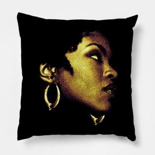 Retro Diva Lauryn Hill Pillow