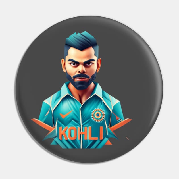 Virat Kohli - Indian Cricketer Pin by Swag Like Desi