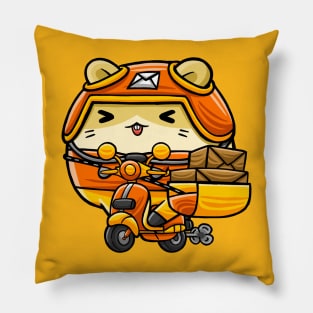 Cute Hamster Courier Pillow