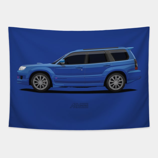 Forester SG STI Facelift Blue Tapestry by ARVwerks