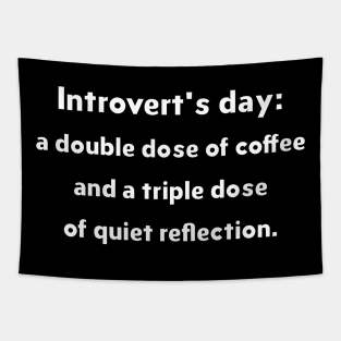 funny introvert Tapestry