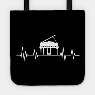 Keyboard Piano  heartbeat Funny Piano Driver , Musical heartbeat Tote