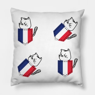 Patriotic Pocket Pussy - Cat Lover -  French Patriot Pillow