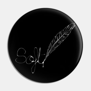 Soft feather writing Pin